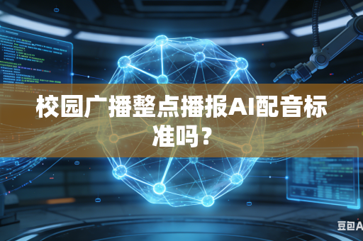 校园广播整点播报AI配音标准吗？