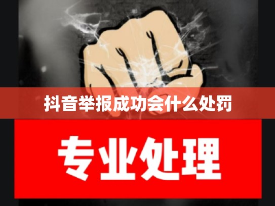 抖音举报成功会什么处罚