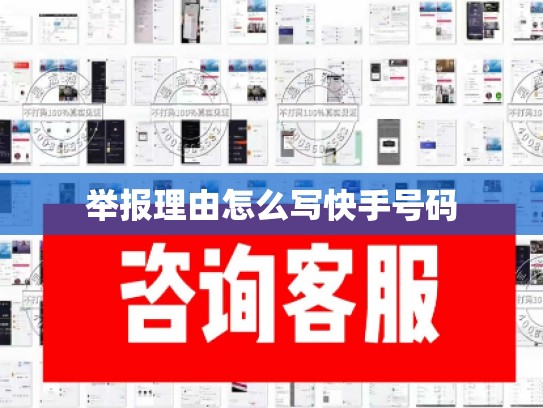 举报理由怎么写快手号码
