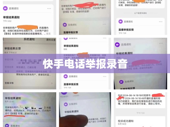 快手电话举报录音