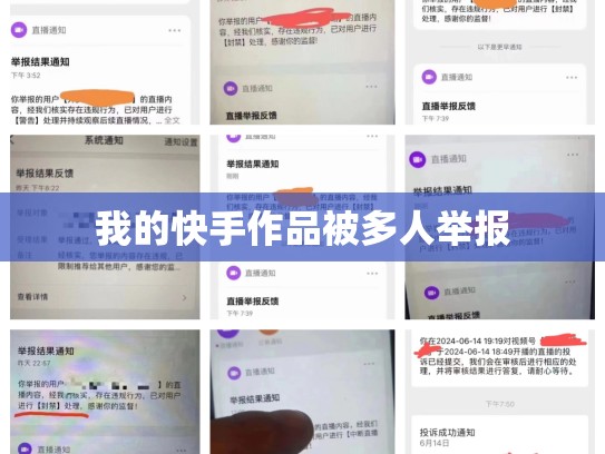 我的快手作品被多人举报