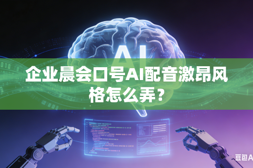 企业晨会口号AI配音激昂风格怎么弄？-第1张图片-AI优尚网
