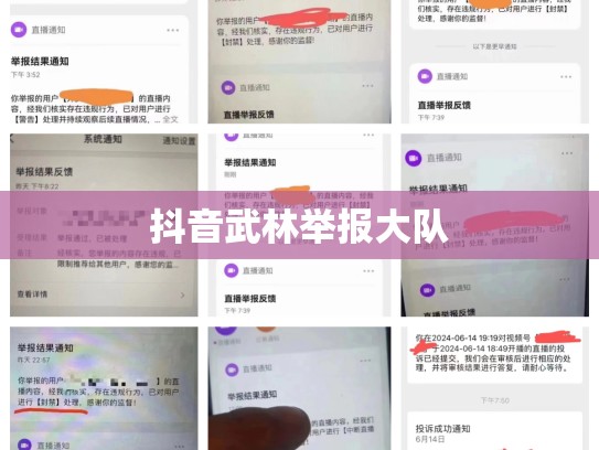 抖音武林举报大队
