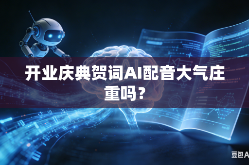 开业庆典贺词AI配音大气庄重吗？