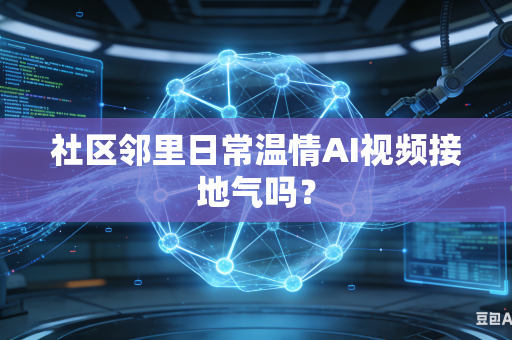 社区邻里日常温情AI视频接地气吗？