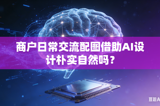商户日常交流配图借助AI设计朴实自然吗？