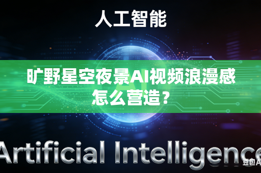 旷野星空夜景AI视频浪漫感怎么营造?-第1张图片-AI优尚网 旷野星空夜景AI视频浪漫感怎么营造?-第1张图片-AI优尚网
