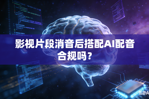 影视片段消音后搭配AI配音合规吗？
