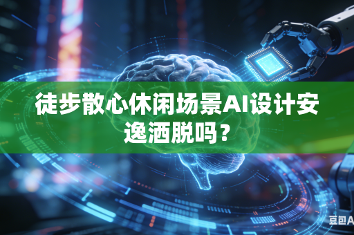 徒步散心休闲场景AI设计安逸洒脱吗？