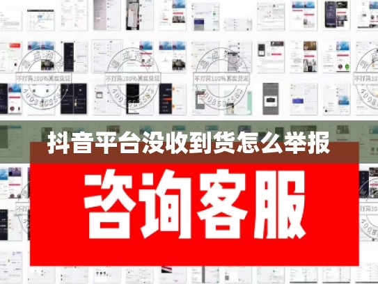 抖音平台没收到货怎么举报