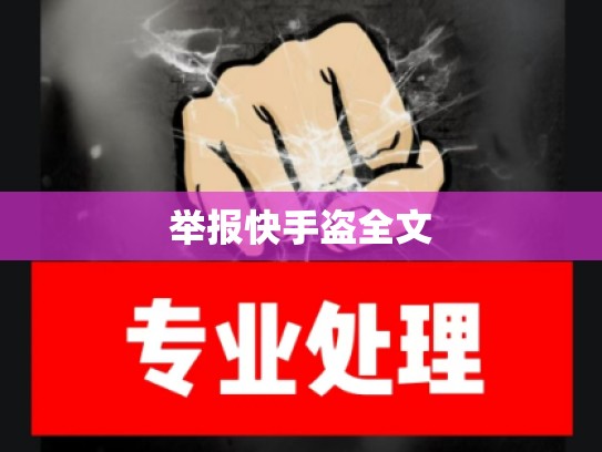 举报快手盗全文