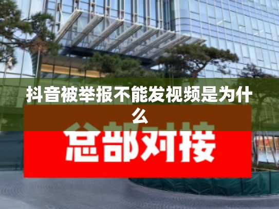 抖音被举报不能发视频是为什么