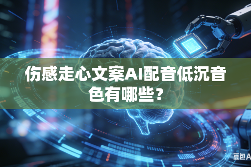 伤感走心文案AI配音低沉音色有哪些？