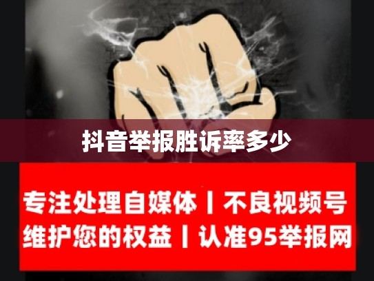 抖音举报胜诉率多少