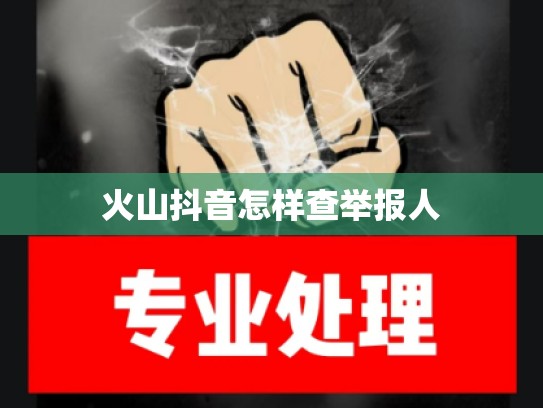 火山抖音怎样查举报人