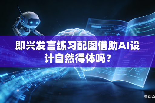 即兴发言练习配图借助AI设计自然得体吗？