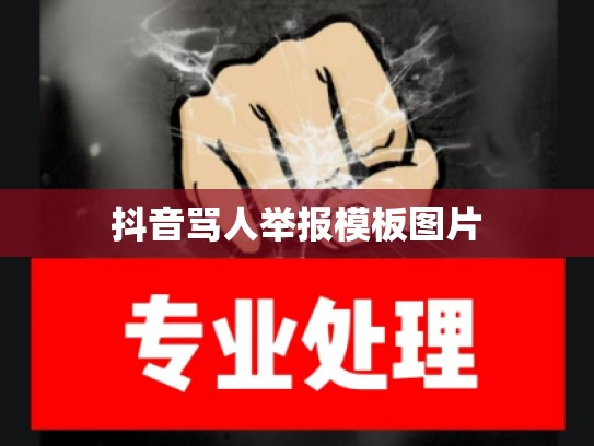 抖音骂人举报模板图片