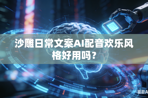 沙雕日常文案AI配音欢乐风格好用吗？
