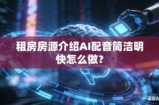 租房房源介绍AI配音简洁明快怎么做?-第1张图片-AI优尚网 租房房源介绍AI配音简洁明快怎么做?-第1张图片-AI优尚网