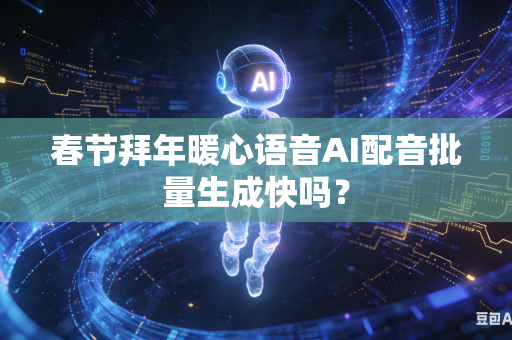 春节拜年暖心语音AI配音批量生成快吗？-第1张图片-AI优尚网