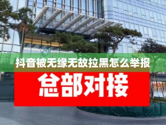 抖音被无缘无故拉黑怎么举报