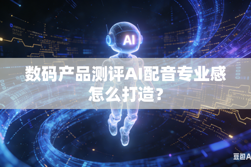 数码产品测评AI配音专业感怎么打造？