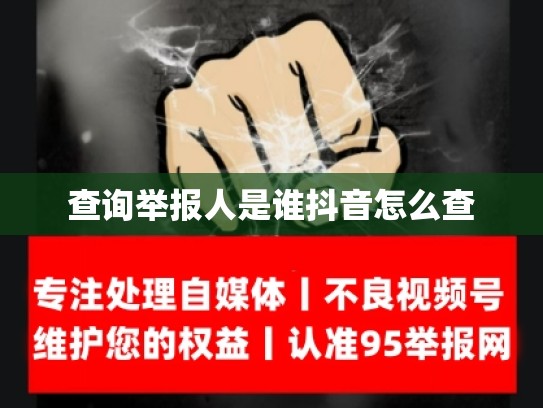 查询举报人是谁抖音怎么查