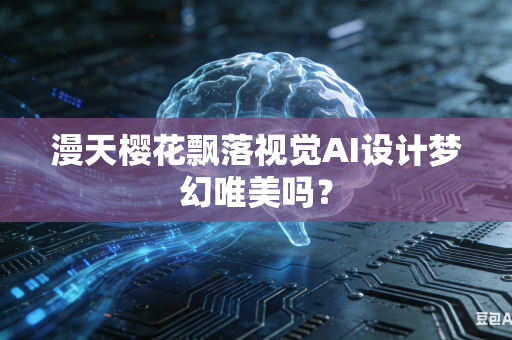 漫天樱花飘落视觉AI设计梦幻唯美吗？