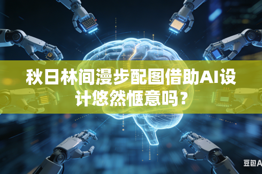 秋日林间漫步配图借助AI设计悠然惬意吗？