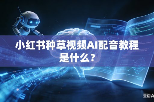 小红书种草视频AI配音教程是什么？-第1张图片-AI优尚网