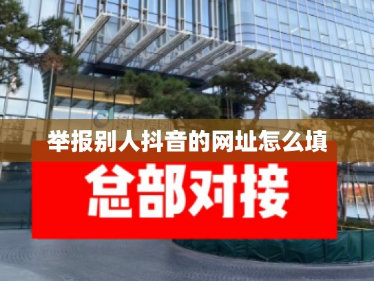 举报别人抖音的网址怎么填
