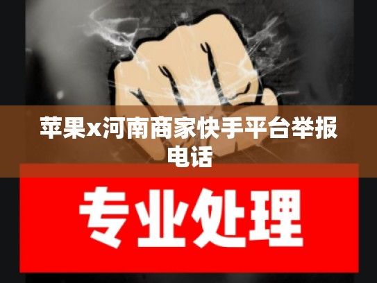 苹果x河南商家快手平台举报电话