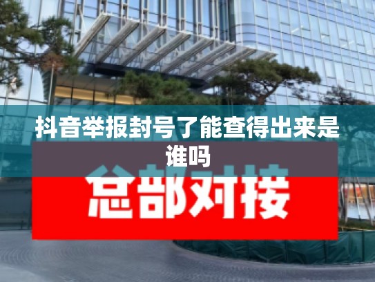 抖音举报封号了能查得出来是谁吗