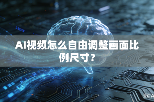 AI视频怎么自由调整画面比例尺寸？