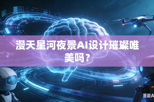 漫天星河夜景AI设计璀璨唯美吗？