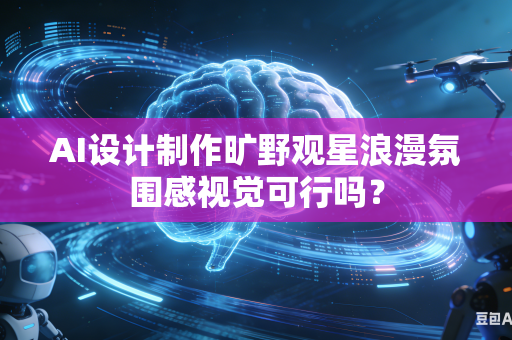 AI设计制作旷野观星浪漫氛围感视觉可行吗？