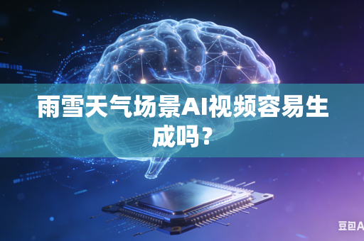 雨雪天气场景AI视频容易生成吗？