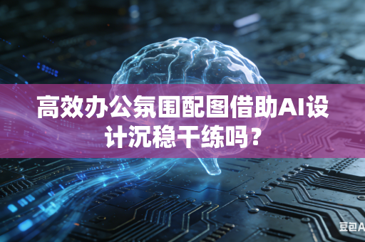 高效办公氛围配图借助AI设计沉稳干练吗？