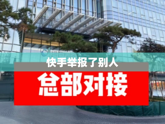 快手举报了别人