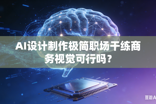 AI设计制作极简职场干练商务视觉可行吗？