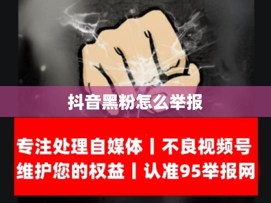 抖音黑粉怎么举报