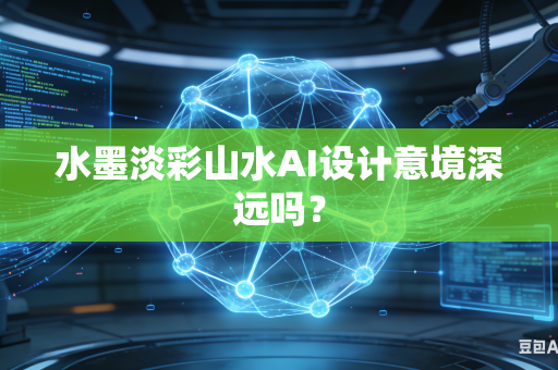 水墨淡彩山水AI设计意境深远吗?-第1张图片-AI优尚网 水墨淡彩山水AI设计意境深远吗?-第1张图片-AI优尚网