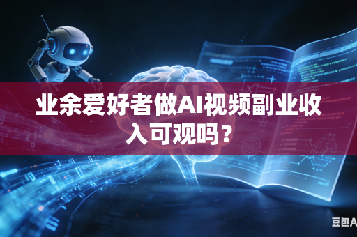 业余爱好者做AI视频副业收入可观吗?-第1张图片-AI优尚网 业余爱好者做AI视频副业收入可观吗?-第1张图片-AI优尚网
