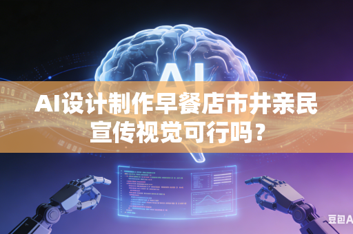 AI设计制作早餐店市井亲民宣传视觉可行吗？
