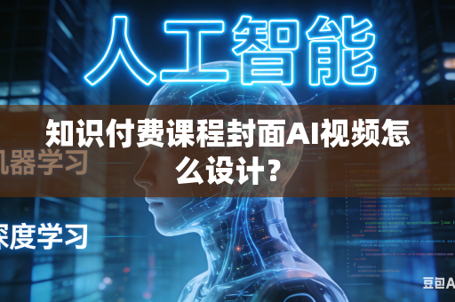 知识付费课程封面AI视频怎么设计？