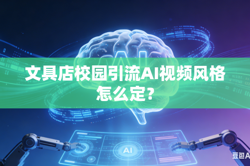 文具店校园引流AI视频风格怎么定？