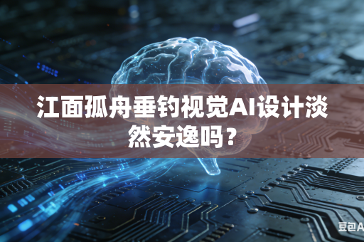 江面孤舟垂钓视觉AI设计淡然安逸吗？