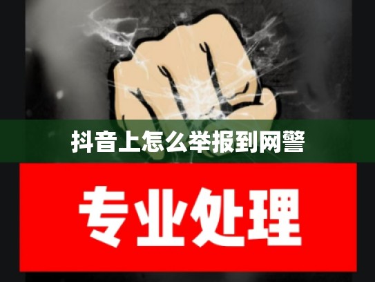 抖音上怎么举报到网警
