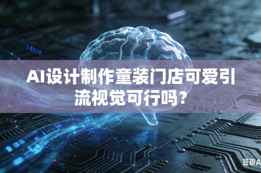 AI设计制作童装门店可爱引流视觉可行吗？