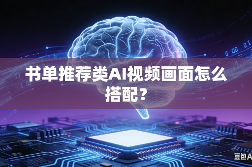 书单推荐类AI视频画面怎么搭配？